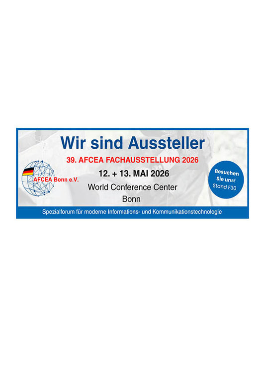 3-Fach geballte Power auf der AFCEA 2026