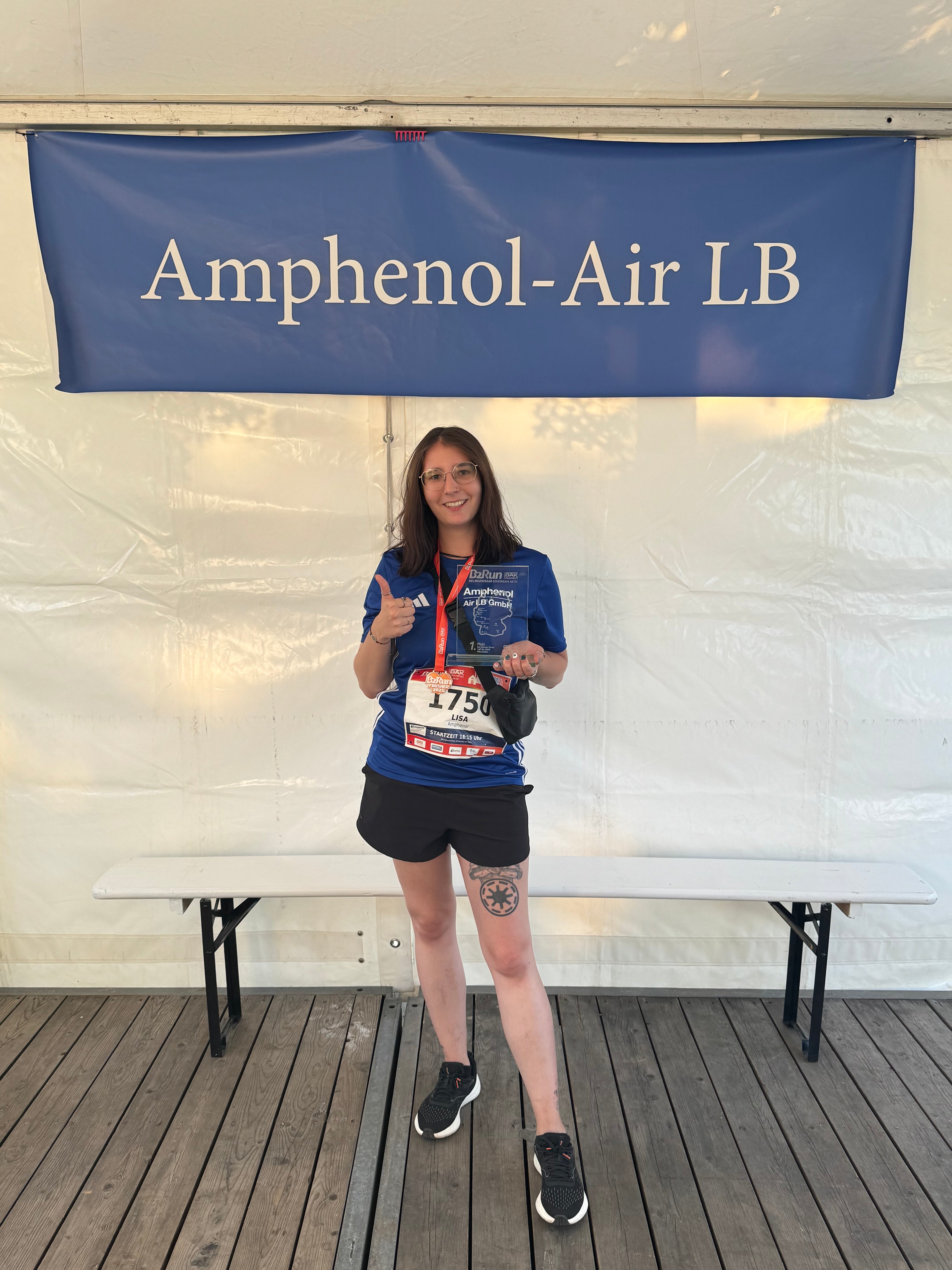 Amphenol beim B2Run Firmenlauf in Dillingen